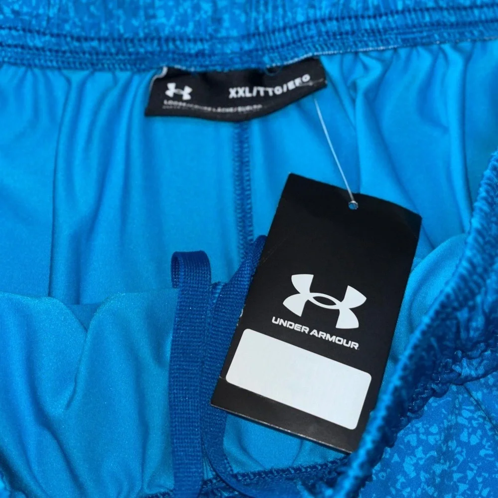 NWT Under Armour Mens Stretch Training Shorts Blue Lightweight Pockets Size XXL - Picture 4 of 6